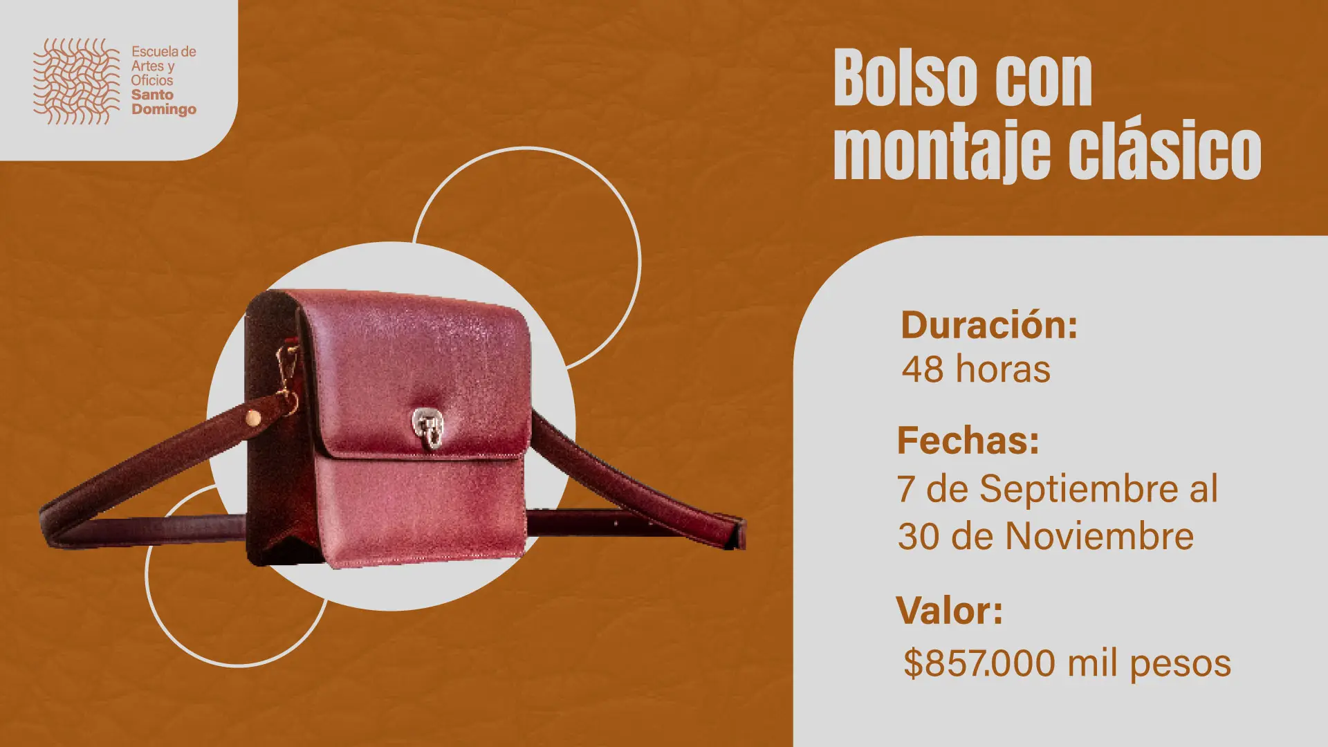 bolso con montaje